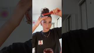 Tuto cheveux plaqué part2 de sarahbdii 🖤🌸 [upl. by Ahsa]