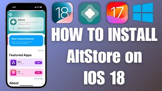 How To Install AltStore IOS 18 [upl. by Akeenahs885]