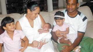 Sri Lankan Cricketers Wife amp Family [upl. by Maillij]