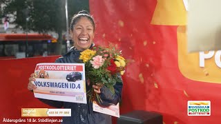 Magdalena bjuder på Postkodfest och glada vinnare i Karlstad [upl. by Eylrac610]