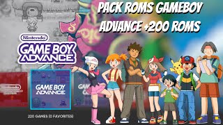 PACK ROMS GAMEBOY ADVANCE GBA 200 ROMS RETROARCH BATOCERA RETROBAT ANDROID ETC [upl. by Brechtel]