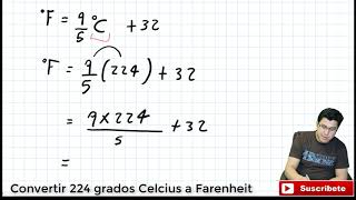 Convertir grados Celsius a Fahrenheit [upl. by Annocahs130]