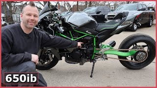 LOWERING Our 2019 Kawasaki Ninja H2 [upl. by Siderf]