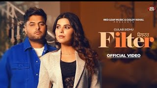 Filter Song  Official video  Ni tu koi bhali sohni ni filter  Punjabi song [upl. by Ayikahs]