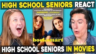 Teens React To High School Seniors In Movies Booksmart [upl. by Novyat]