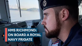 HMS Richmond sets sail on first deployment of 2024 [upl. by Omoj230]