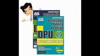 Apostila do Concurso DPU 2016  Agente Administrativo [upl. by Lledroc734]