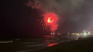 2nd Ave Pier Myrtle Beach Fireworks [upl. by Myna]