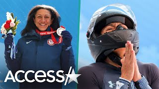 Elana Meyers Taylor’s Emotional Reaction To Olympic Silver In Monobob [upl. by Brandyn]