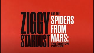 Ziggy Stardust and the Spiders from Mars  The Motion Picture  50th Anniversary Act One UK [upl. by Asiaj]