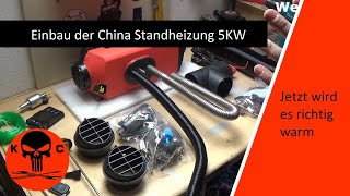 Einbau der China Standheizung T4 Camper Camperumbau [upl. by Duwalt]