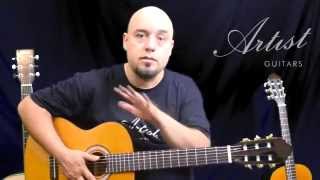 ARTIST GUITARS  The Classical Nylon String Beginner Acoustic Guitar Range [upl. by Hyman]