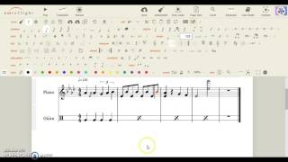 Noteflight  Grace Notes Arpeggiations and Rhythm Dots [upl. by Minetta73]