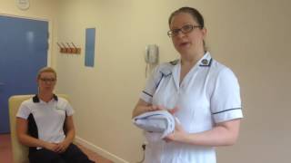 Applying an Icepack  Physiotherapy Advice Video [upl. by Oibesue569]