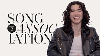 Conan Gray Sings quotPeople Watchingquot Billie Eilish amp Beyoncé in ROUND 2 of Song Association  ELLE [upl. by Pudens]