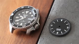 SEIKO Explorer Mod  Dial Change on a Seiko [upl. by Binnings808]