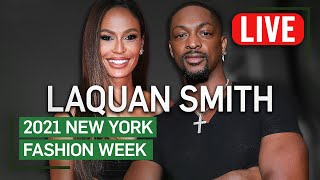 LaQuan Smith NYFW Show FULL LIVESTREAM  E News [upl. by Balcke]