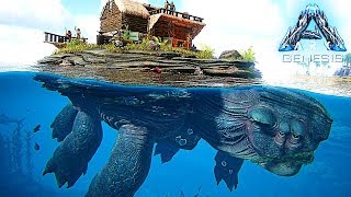 JE CAPTURE LA TORTUE LA PLUS GRANDE DU MONDE DANS ARK GENESIS [upl. by Innavoeg]