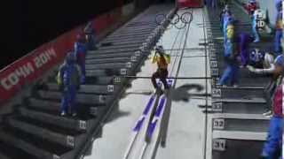 Deutschland Skispringen Teamwettkampf  Olympia Sotschi  170214  Highlights 2 Durchgang [upl. by Lihka]