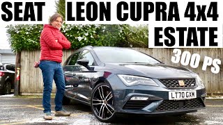 BEST WINTER WAGON  VW Golf R Estate or SEAT Leon Cupra ST [upl. by Wynny]