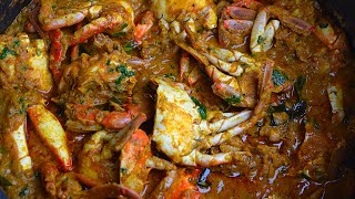 செட்டிநாட்டு நண்டு மசாலா செய்வது எப்படி  chettinad crab masala in tamil  Nandu Kulambu in Tamil [upl. by Anyrb]