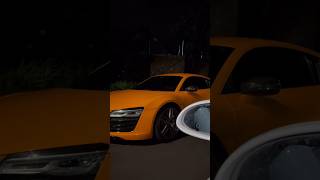 Audi R8 Do Thiago Reis Na Cor Laranja thiagoreisyt guinobreyt audir8 [upl. by Sharman]