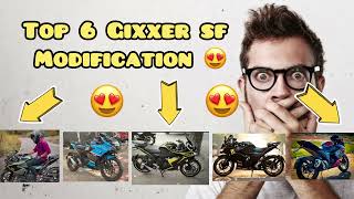 🔥Top 6 Modified Gixxer sf 150  Suzuki gixxer sf ka kya bana dia 😍  India Ki Best Modified Bikes [upl. by Assinna744]