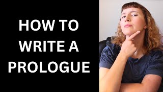 Should You Write a Prologue [upl. by Peonir]