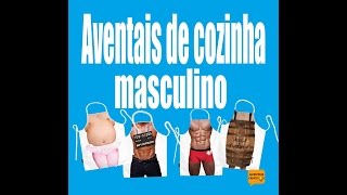 Aventais de cozinha masculino [upl. by Michaella]