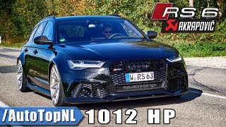 AUDI RS6 AKRAPOVIC 1012HP KLASEN MOTORS  CRAZY Exhaust SOUND amp ONBOARD by AutoTopNL [upl. by Nylavad]