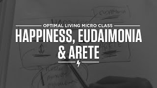 Happiness Eudaimonia amp Arete [upl. by Latterll]