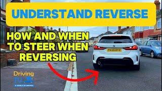 UNDERSTAND REVERSE DRIVING  Steering When Reversing  Reversing A Car [upl. by Elehcim104]