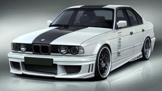 BMW 5Series E34  Tuning  Body kits [upl. by Esojnauj]