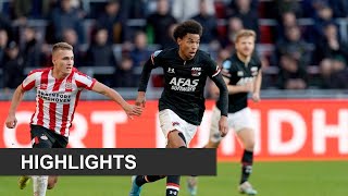 Highlights PSV  AZ  Eredivisie [upl. by Bigod]