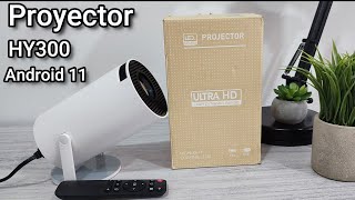 Mini proyector Android HY300 Esto lo cambia todo [upl. by Elleirb]