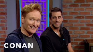 quotAssassin’s Creed Originsquot Clueless Gamer With Aaron Rodgers — Coming 1026  CONAN on TBS [upl. by Kronfeld]