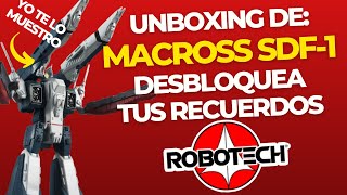 Unboxing del SDF1 de RobotechMacross robotech macross megahouse [upl. by Naggem]