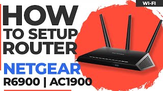 ✅ How to Set Up NETGEAR Nighthawk R6900  NETGEAR Nighthawk AC1900 WiFi Dual Band Gigabit Router [upl. by Early]