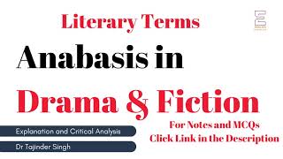 Anabasis in Drama amp Fiction  Literary Terms  NET NTA PGT TGT English [upl. by December765]