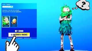 NOUVEAU SKIN BROUSSAILLE SUR FORTNITE [upl. by Ander359]