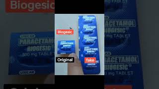 Original Biogesic vs Fake Biogesic [upl. by Novick]