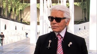 Karl Lagerfeld on the SpringSummer 2013 ReadytoWear Collection – CHANEL Shows [upl. by Annoyt]