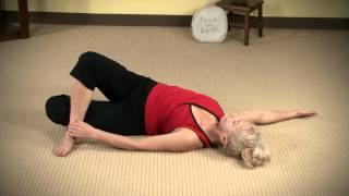 Stretches for the Piriformis to Relieve Hips aampLow Back Pain and Sciatica  Justine Shelton CIAYT [upl. by Ahs511]