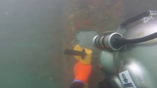 Underwater hydraulic grinder [upl. by Keverne]