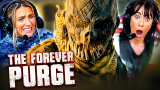 THE FOREVER PURGE 2021 MOVIE REACTION FIRST TIME WATCHING The Purge 5  Full Movie Review [upl. by Nonaihr]