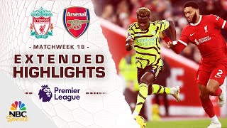 Arsenal v Liverpool  PREMIER LEAGUE HIGHLIGHTS  12232023  NBC Sports [upl. by Nolte630]