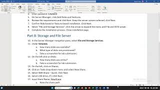 CIS41D Lab 3 Provisioning File and Storage using Windows Server 2019 [upl. by Azilef931]