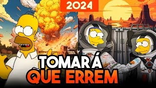 PREVISÃO DOS SIMPSONS PARA 2024 [upl. by Bard]