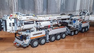 Lego Technic Liebherr LTM 11200 Crane Beta Test 01MOC by Jeroen Ottens [upl. by Thay]