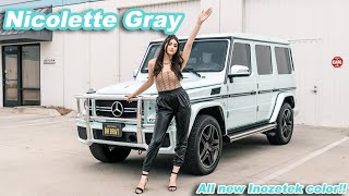 Wrapping Nicolette Grays G63 In A All New Inozetek Crystal Blue [upl. by Eduard]